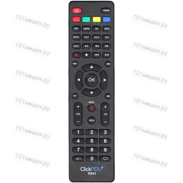 Универсальный пульт ClickPdu RS41 (RS41SMART) (для TV в подобном корпусе)