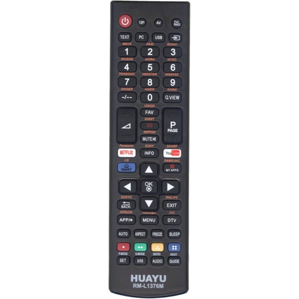 Универсальный пульт Huayu RM-L1376M (для телевизоров)