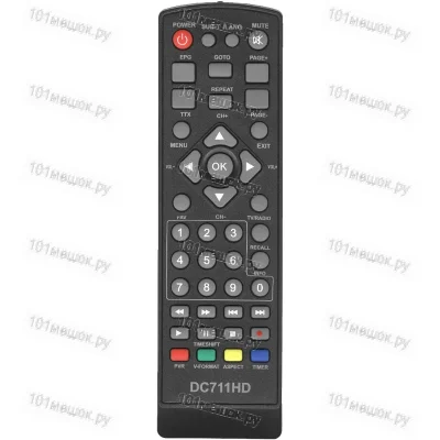 Пульт Huayu для Telant (Dcolor, World Vision, Locus) DC901 (DC1001, T34, DR-103HD)
