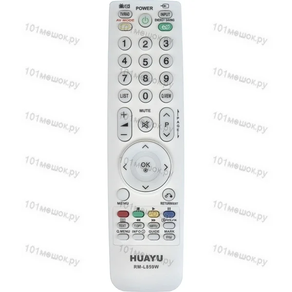 Универсальный пульт Huayu для LG RM-L859W белый