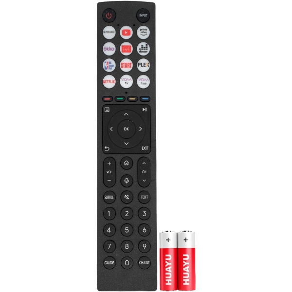 Пульт Huayu для Hisense ERF3G86H (голосовое управление) + батарейки (OKKO, IVI, PLEX)