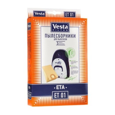 Мешки Vesta Filter ET 01 для пылесоса