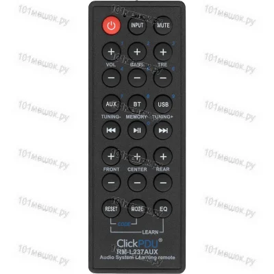 Универсальный пульт ClickPdu RM-L237AUX (обучаемый для разных аудиосистем)