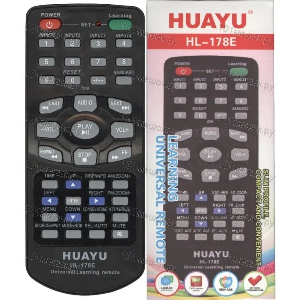 Универсальный, обучаемый пульт Huayu HL-178E (мини-пульт)