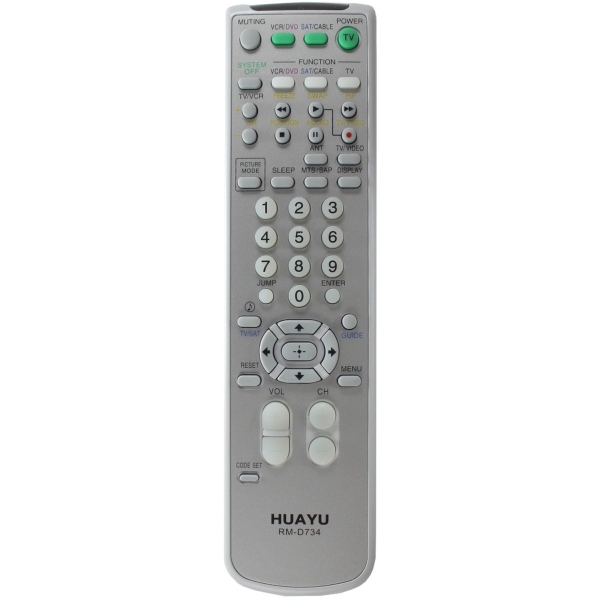Универсальный пульт Huayu для Sony RM-D734