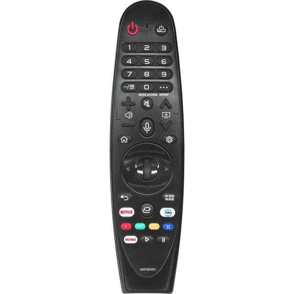 Универсальный пульт Huayu для Magic Remote LG AN-MR20GA(AKB75855501) (голос. управление)+ батарейки