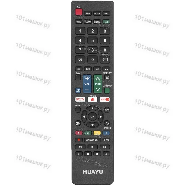 Универсальный пульт Huayu для Sharp URC1516 (для TV, не требует настроек)