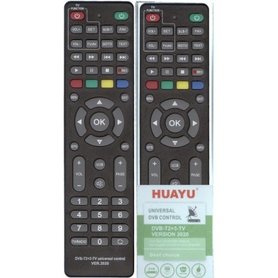 Универсальный пульт Huayu DVB-T2+3-TV ver.2020 (корпус MTC DN300)