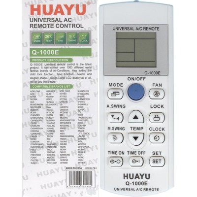 Пульт для кондиционера Huayu Q-1000E
