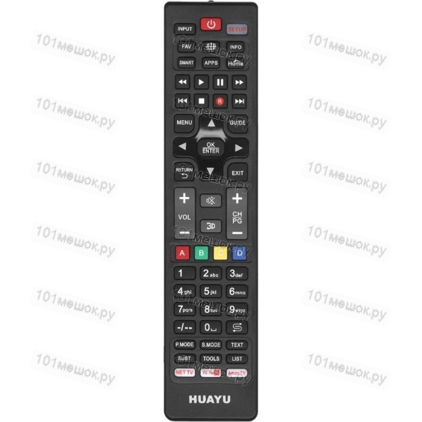 Универсальный пульт ClickPdu для URC1522 (с переключением на Akai, DEXP, AOC, Mystery, Changhong)