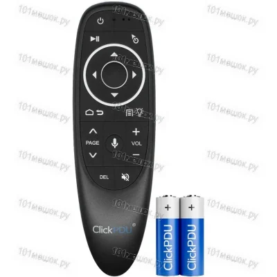 Пульт аэромышь ClickPdu G10S Pro (голосовое управление с подсветкой + батарейки)