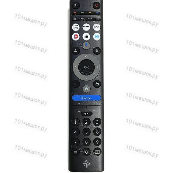 Пульт Dexp (Prime video, Wink, USB, Live TV)