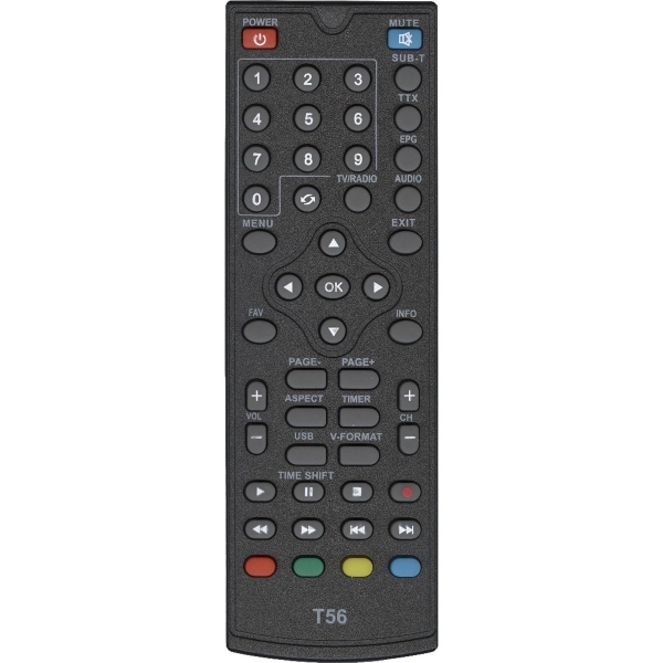 Пульт Huayu для World Vision (Tesler) T36 (T56, DSR-590I)