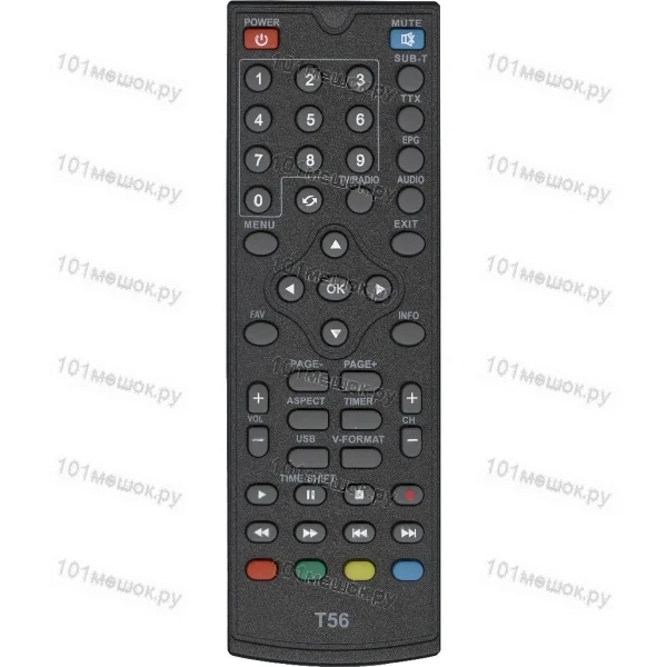 Пульт Huayu для World Vision (Tesler) T36 (T56, DSR-590I)