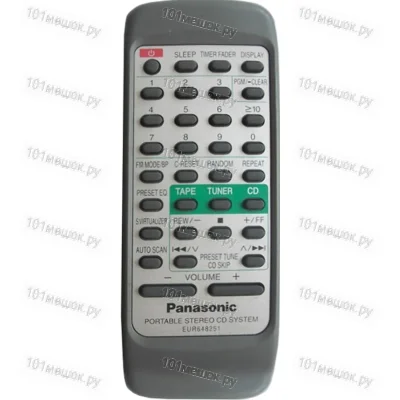 Пульт Panasonic EUR648251 (оригинальный)