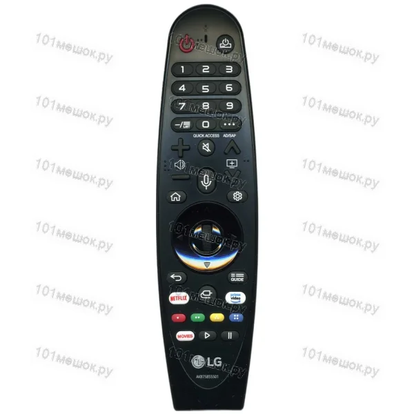 Пульт LG Magic Remote AN-MR20GA (AKB75855501, Netflix) (голосовое управление) (оригинальный)