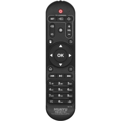 Универсальный пульт Huayu RM-B1741 для ресиверов приставок Android TV, IPTV, медиаплееров
