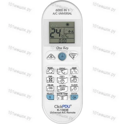 Пульт для кондиционера ClickPDU K-1303E (KT-E08) (6000 в 1) (универсальный)