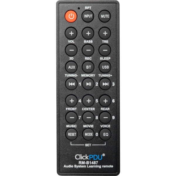 Универсальный пульт ClickPdu для Microlab RM-B1487 (для аудиосистем с функцией обучения)