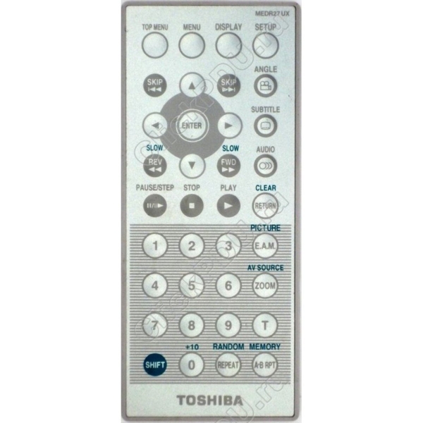 Пульт Toshiba MEDR27UX PORTABL DVD+TV