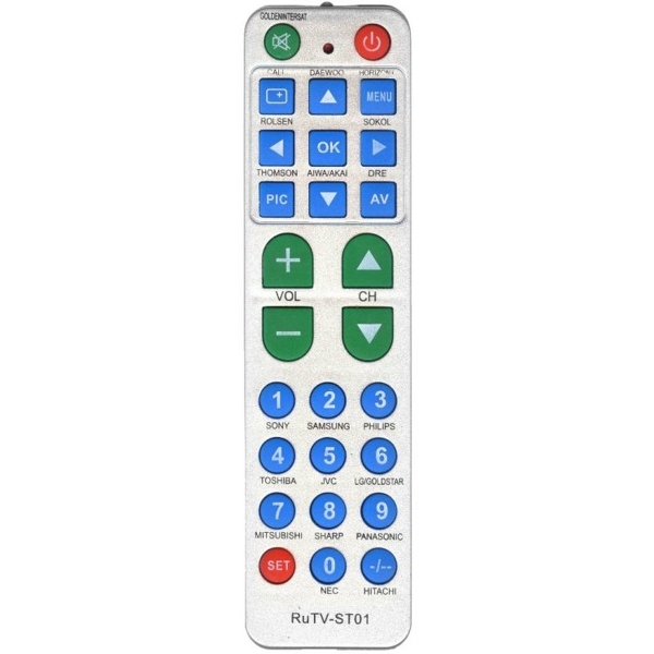 Универсальный пульт Huayu RUTV-ST01 (для телевизоров разных марок)