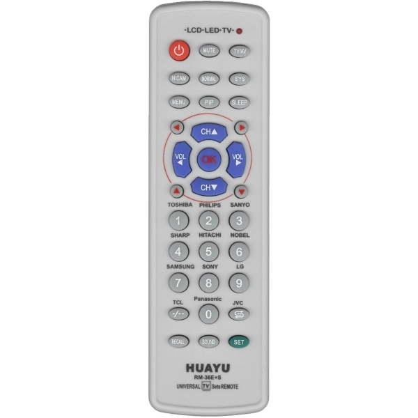 Универсальный пульт Huayu RM-36E+S (для TV, програмируемый)