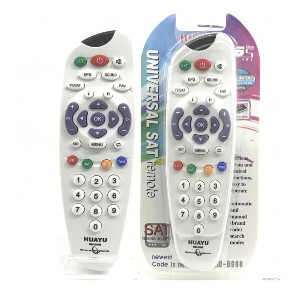 Универсальный пульт Huayu RM-B988 фиолетовый