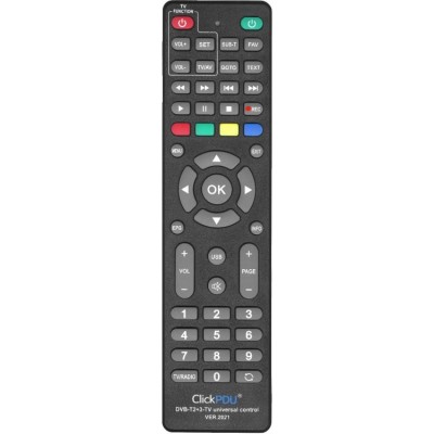 Универсальный пульт ClickPdu DVB-T2+3-TV ver.2021 (корпус MTC DN300, управление телевизором)