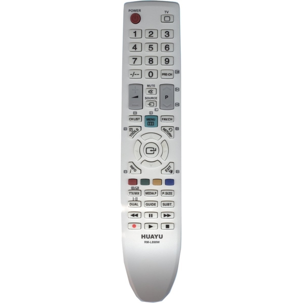Универсальный пульт Huayu для Samsung RM-L898W белый