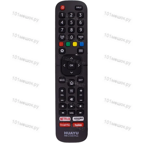 Универсальный пульт Huayu для Hisense (DEXP, DNS, PBOX) RM-L1335 Plus