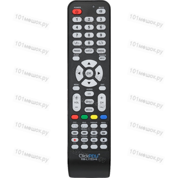 Универсальный пульт ClickPdu RM-L1153+4 ver.2026 (разные бренды)