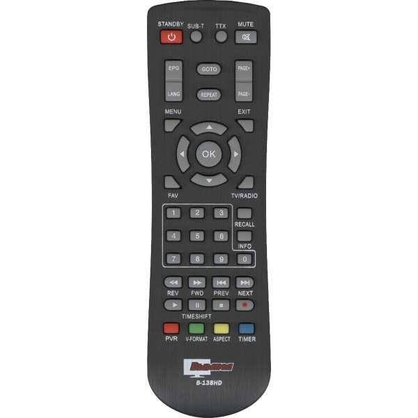 Пульт Huayu для Вымпел B-138HD