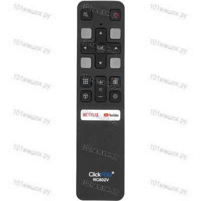 Универсальный пульт ClickPdu для TCL RC802V (без голосовой функции)