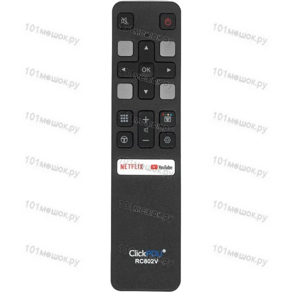 Универсальный пульт ClickPdu для TCL RC802V (без голосовой функции)