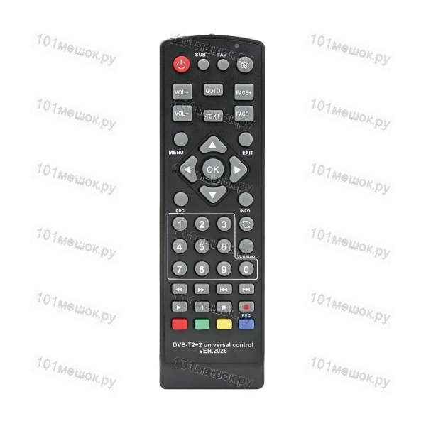 Универсальный пульт Huayu DVB-T2+2 Ver. 2026