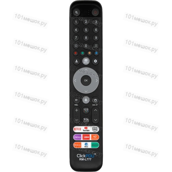 Универсальный пульт ClickPdu для TCL RM-L777 (ИК-пульт)