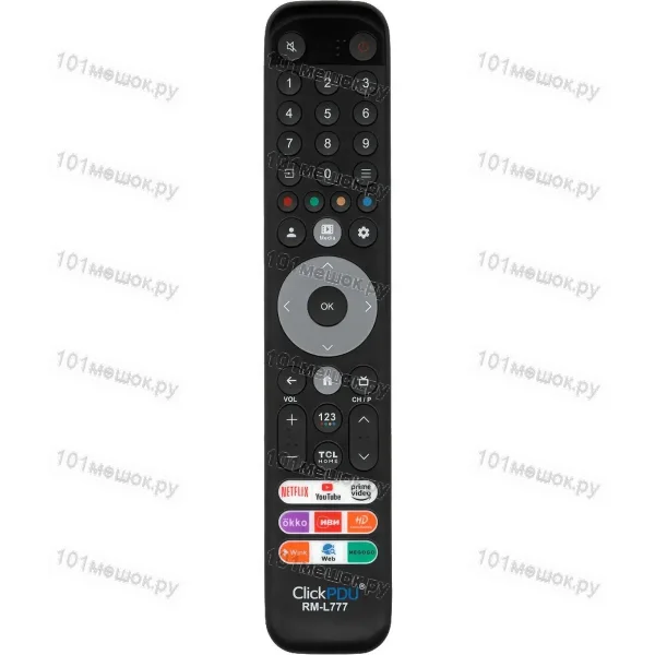 Универсальный пульт ClickPdu для TCL RM-L777 (ИК-пульт)