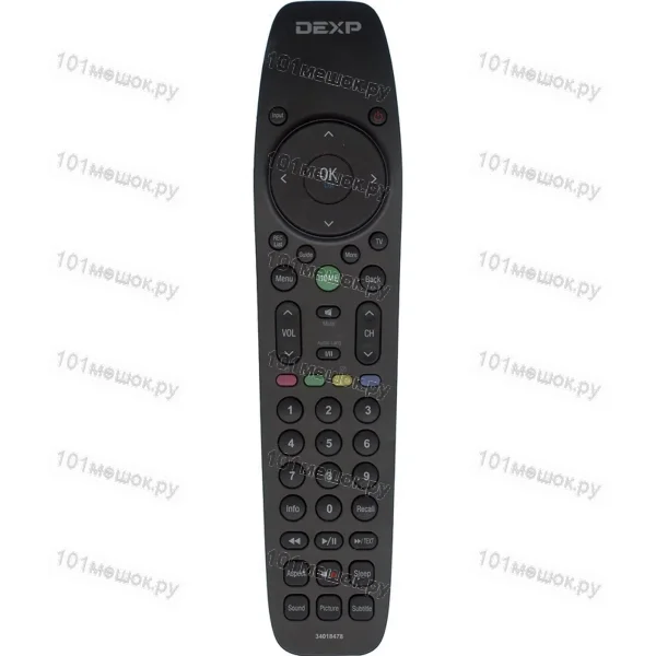 Пульт DEXP 34018478 (оригинальный)